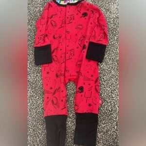 Magnetic Me Red and Black Kids One Piece